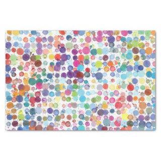 Watercolor Art Paint Splashes Tissue Paper