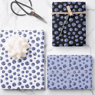 Watercolor blueberries pattern   sheets