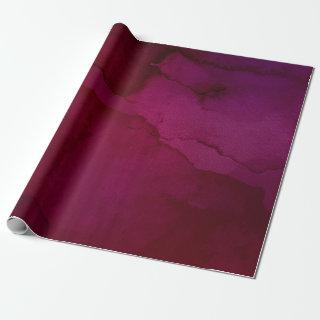 Watercolor Burgundy Plum Swash