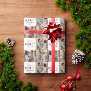 Watercolor Christmas cookie multi photo rustic
