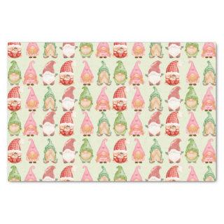 Watercolor Christmas Gnome Tissue Paper