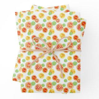 Watercolor Citrus Fun Hand-Illustrated Lemon Lime   Sheets