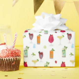 Watercolor Cocktails & Party Drinks