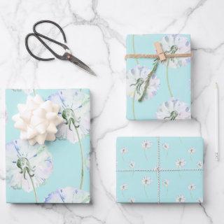 Watercolor Dandelion  Sheets