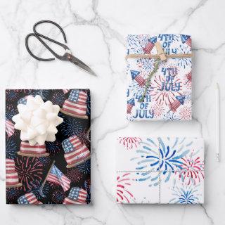 Watercolor flag of the US  Sheets