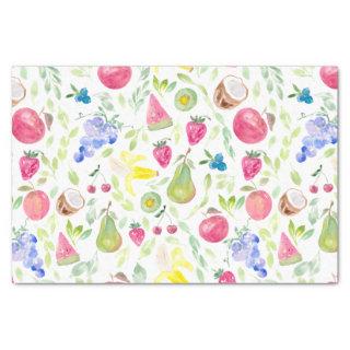Watercolor Fruit Tissue Paper