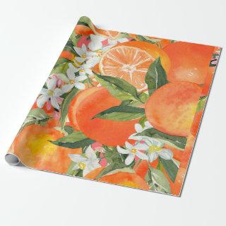 Watercolor grapefruit citrus modern