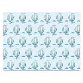 Watercolor Hot Air Balloon  Tissue Paper