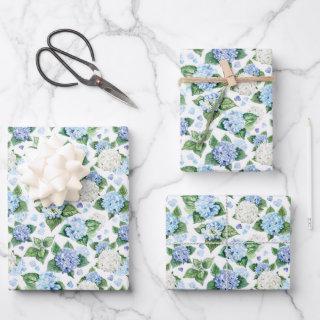 Watercolor Hydrangea Flowers  Sheets
