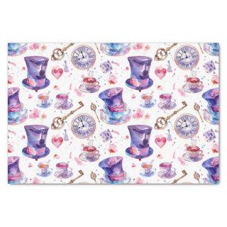 Watercolor Lewis Carroll’s Alice in Wonderland Tissue Paper