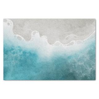 Watercolor Ocean Sea Beach Decoupage  Tissue Paper