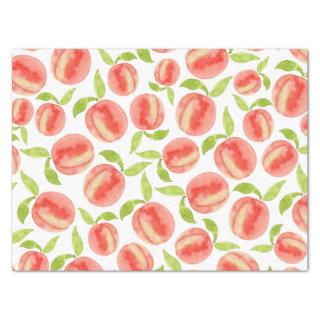 Watercolor Peach Pattern Tissue Paper