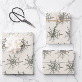 Watercolor Spider Web Pattern Neutral  Sheets