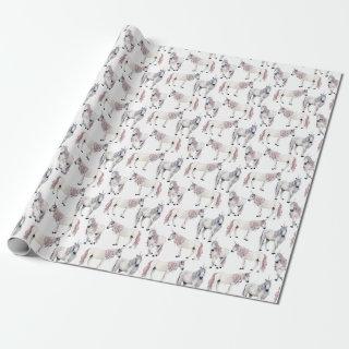 Watercolor Unicorn Fairy Tale Pattern