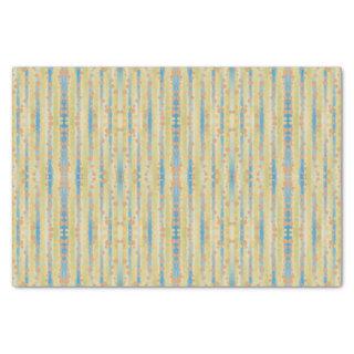 Watercolor Vertical Striped Polka Dots Pattern  Tissue Paper