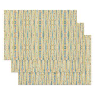 Watercolor Vertical Striped Polka Dots Pattern   Sheets