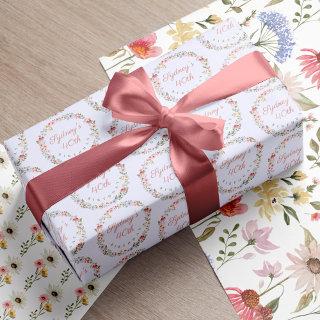 Watercolor Wildflower Personalized Birthday & Name  Sheets