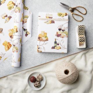 Watercolor Wine Pattern