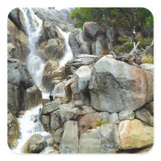 Waterfall Square Sticker