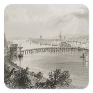 Waterford, Ireland, from 'Scenery and Square Sticker