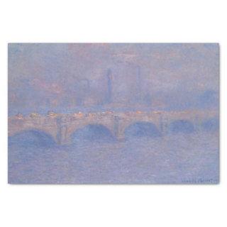 Waterloo Bridge Sunlight Effect Monet Painting Tissue Paper