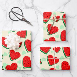 Watermelon Heart Valentine's Day Free Palestine  Sheets