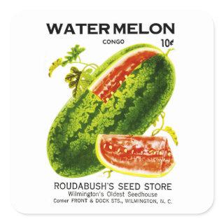 Watermelon Seed Packet Label