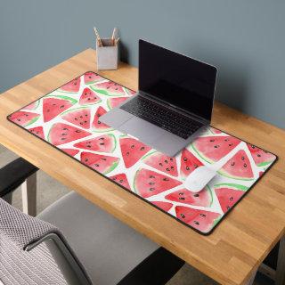 Watermelon slices pattern  desk mat