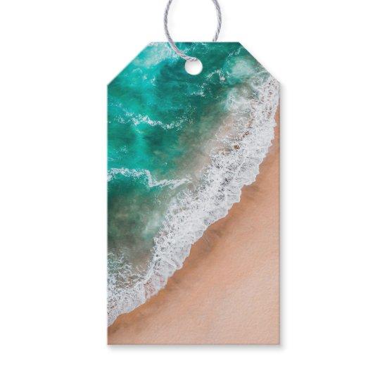 Waves on Sandy Beach  Gift Tags