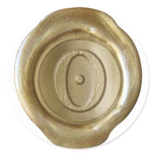 Wax Seal Monogram - Gold - Victorian O