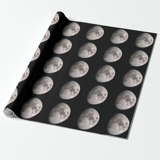 Waxing gibbous moon phase NASA images