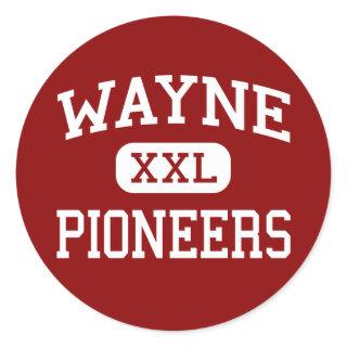 Wayne - Pioneers - Middle - Wayne West Virginia Classic Round Sticker