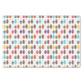 We Bare Bears Colorful Bear Pattern Tissue Paper