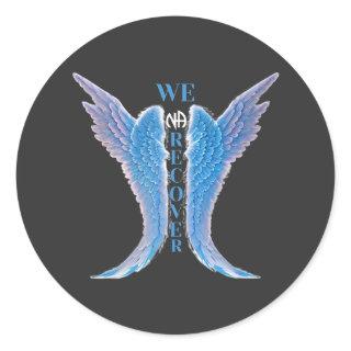 We Recover - NA Narcotics Anonymous Classic Round Sticker