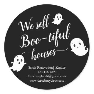 We sell Boo-tiful houses Realtor Marketing Sticker