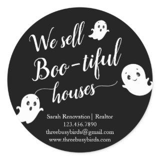 We sell Boo-tiful houses Realtor Marketing Sticker