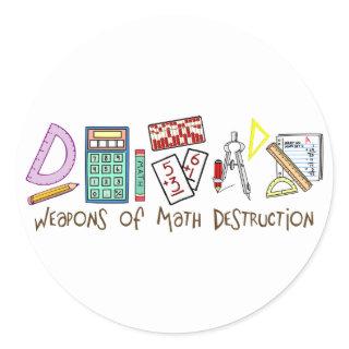 Weapons Of Math Destruction Classic Round Sticker