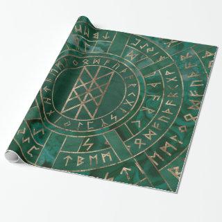 Web of Wyrd - Malachite, Leather and Gold