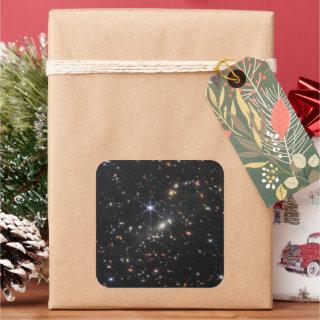 Webb's First Deep Field View of the Universe  Square Sticker