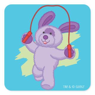 Webkinz | Grape Soda Pup Skipping Rope 2 Square Sticker