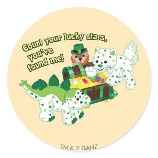 Webkinz Leprechaun
Clover Cat
Lucky Dino Classic Round Sticker