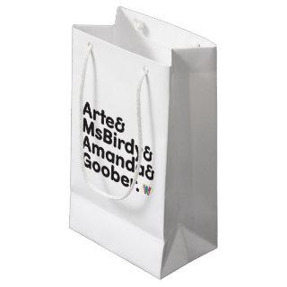 Webkinz Names Design Small Gift Bag