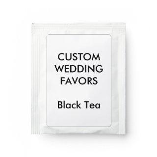 Wedding Custom Favors BLACK TEA BAG FOIL WRAPPED T Tea Bag Drink Mix