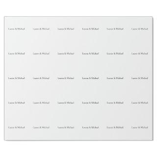 Wedding Elegant Minimalist Calligraphy Black White