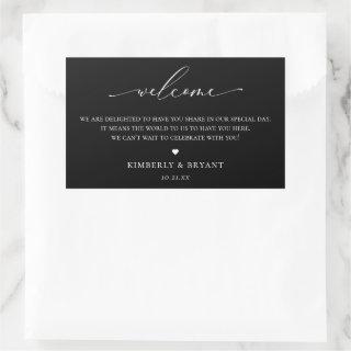 Wedding Guest Welcome Bag Label