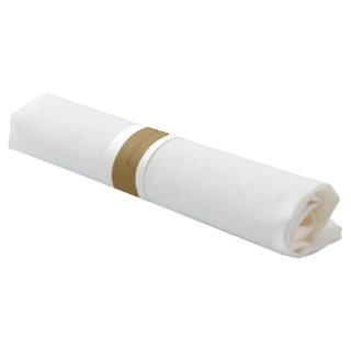 Wedding napkin band Modern Minimalist