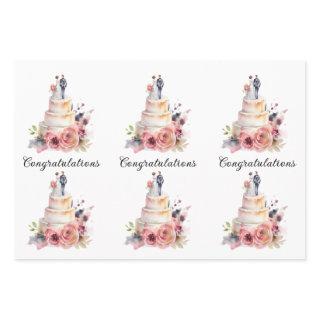 Wedding  Flat Sheet Set of 3