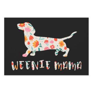 Weenie Mama Dachshund floral  Sheets