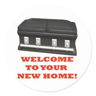 Welcome Home Classic Round Sticker