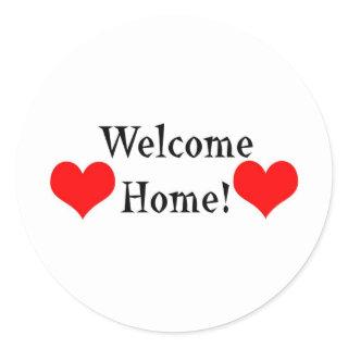 Welcome Home Classic Round Sticker